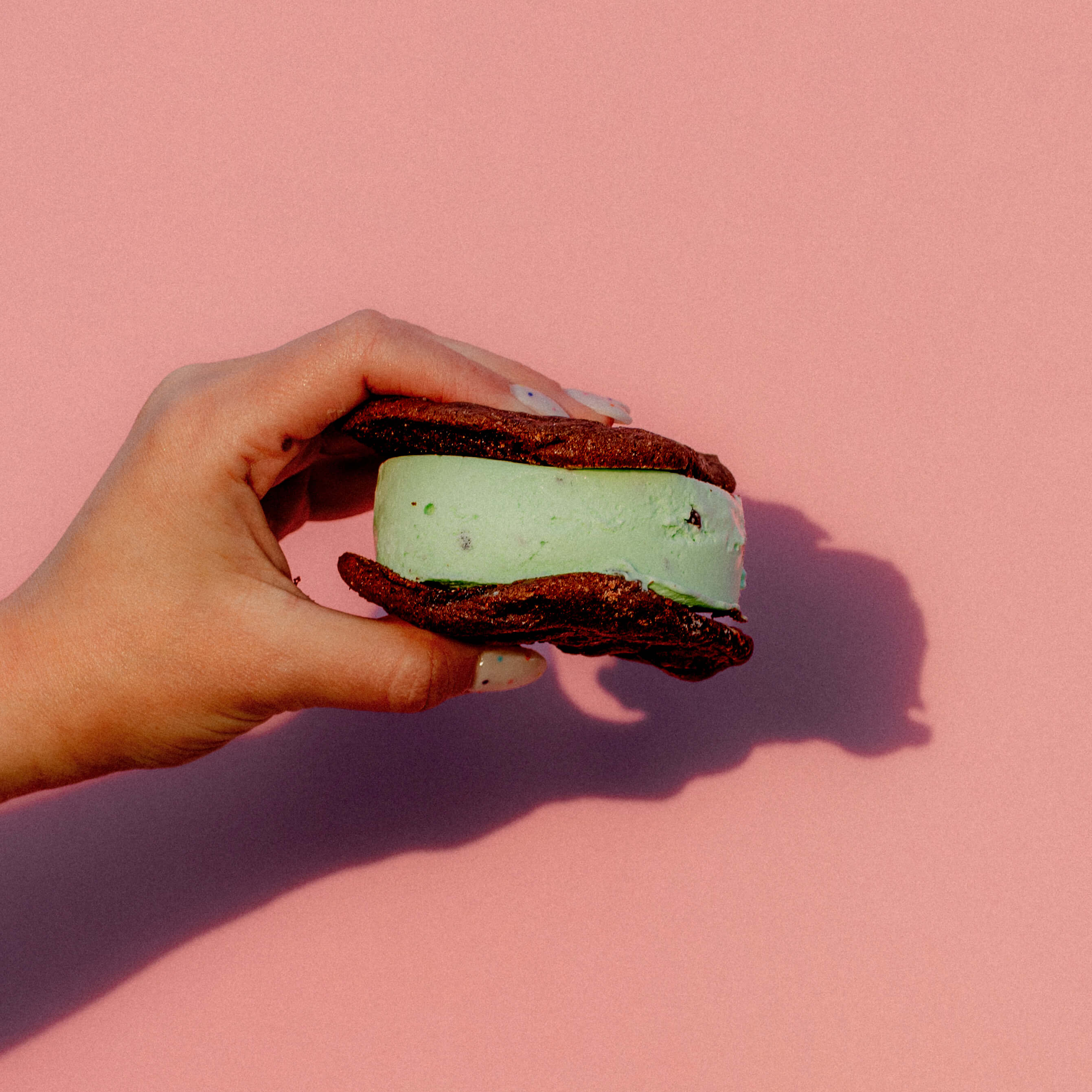 Martian Mint Chip Sandwich