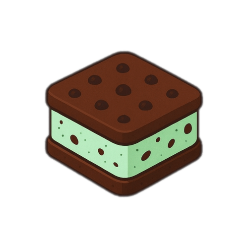 Martian Mint Chip Sandwich